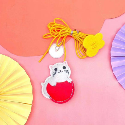 Cat Toys Simulated Cute Toys Funny Self-hey Interactive Toy Rope Grabbing Mouse Telescopic Hanging Cat Pet Supplies